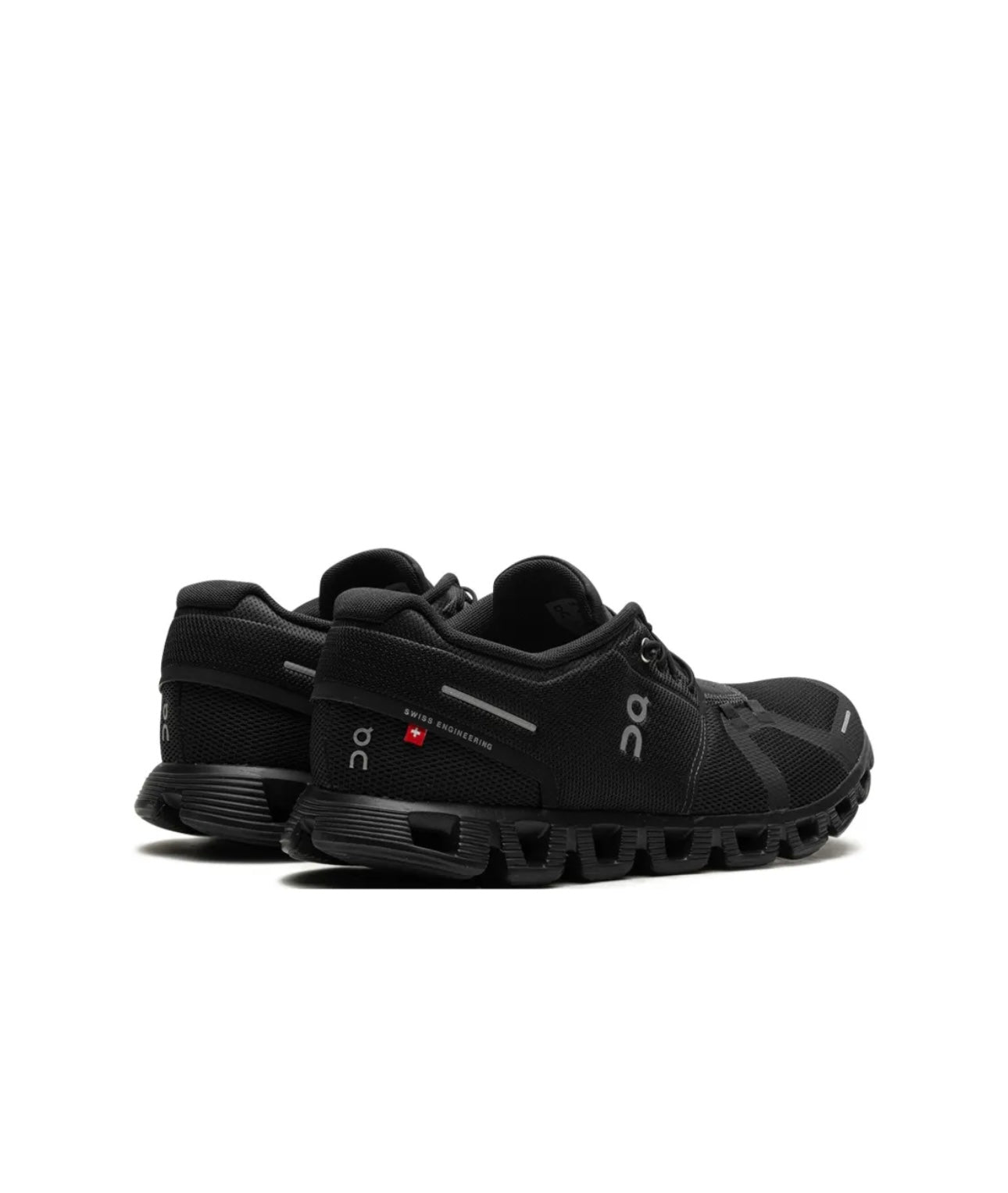 On Cloud 5.0 Black - high-performance athletic footwear in Black with advanced cushioning
