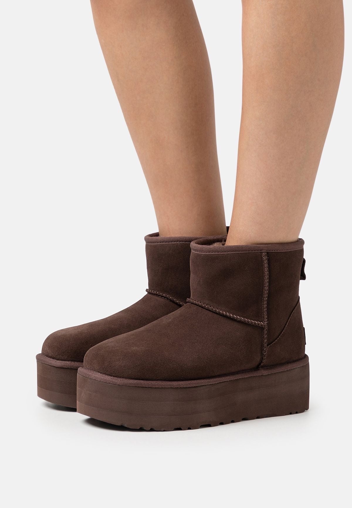 Ugg Classic Ultra Platform Boots Dark Brown - high-performance athletic footwear in Brown with advanced cushioning