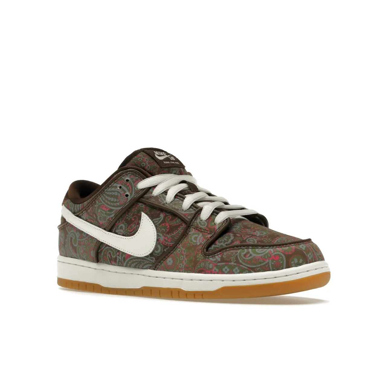 Nike SB Dunk Low Pro Paisley Brown high-performance athletic footwear Brown