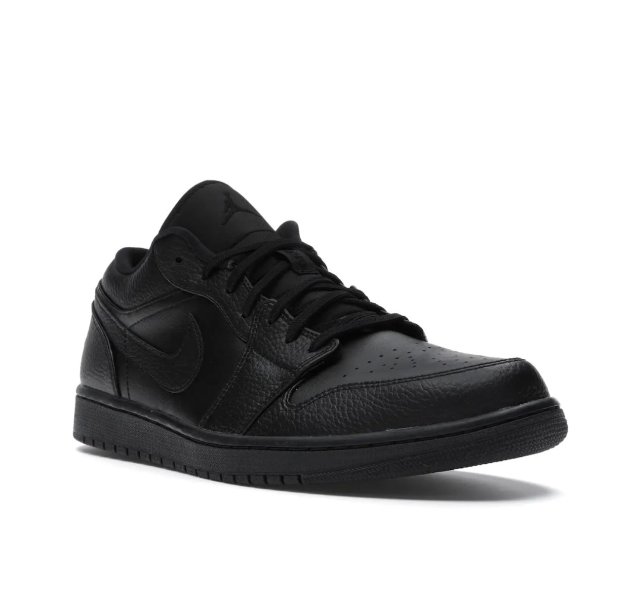 Jordan 1 Low Triple Black - high-performance athletic footwear in Black with advanced cushioning