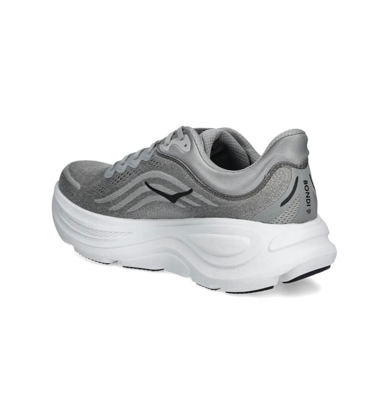 Hoka Bondi 9 Grey - high-performance athletic footwear in Grey with advanced cushioning