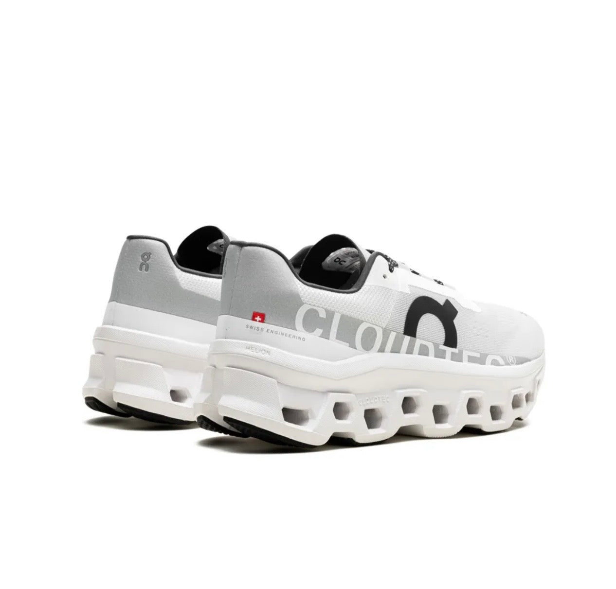 On Cloudmonster classic grey - high-performance athletic footwear in Grey with advanced cushioning