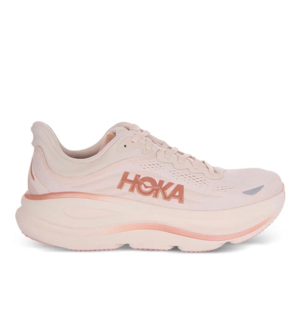 Hoka Bondi 9 Pink - high-performance athletic footwear in Pink with advanced cushioning