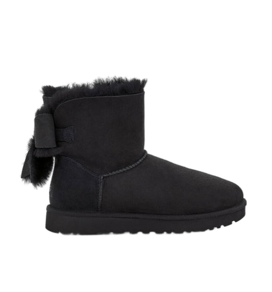 Ugg mini Bailey bow II boots black - high-performance athletic footwear in Black with advanced cushioning