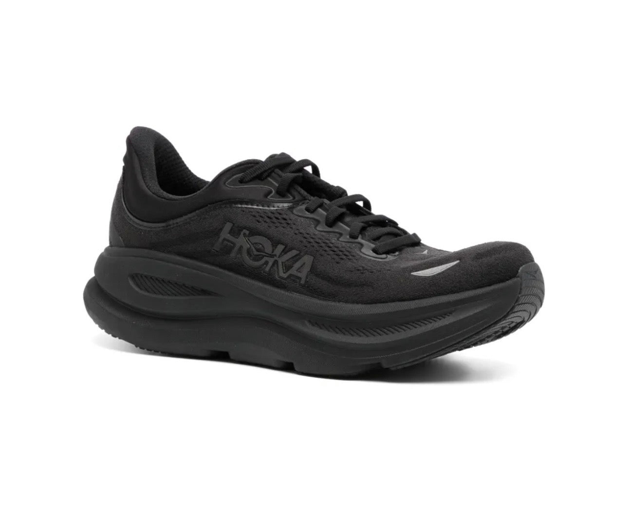 Hoka Bondi 9 Triple Black - high-performance athletic footwear in Black with advanced cushioning