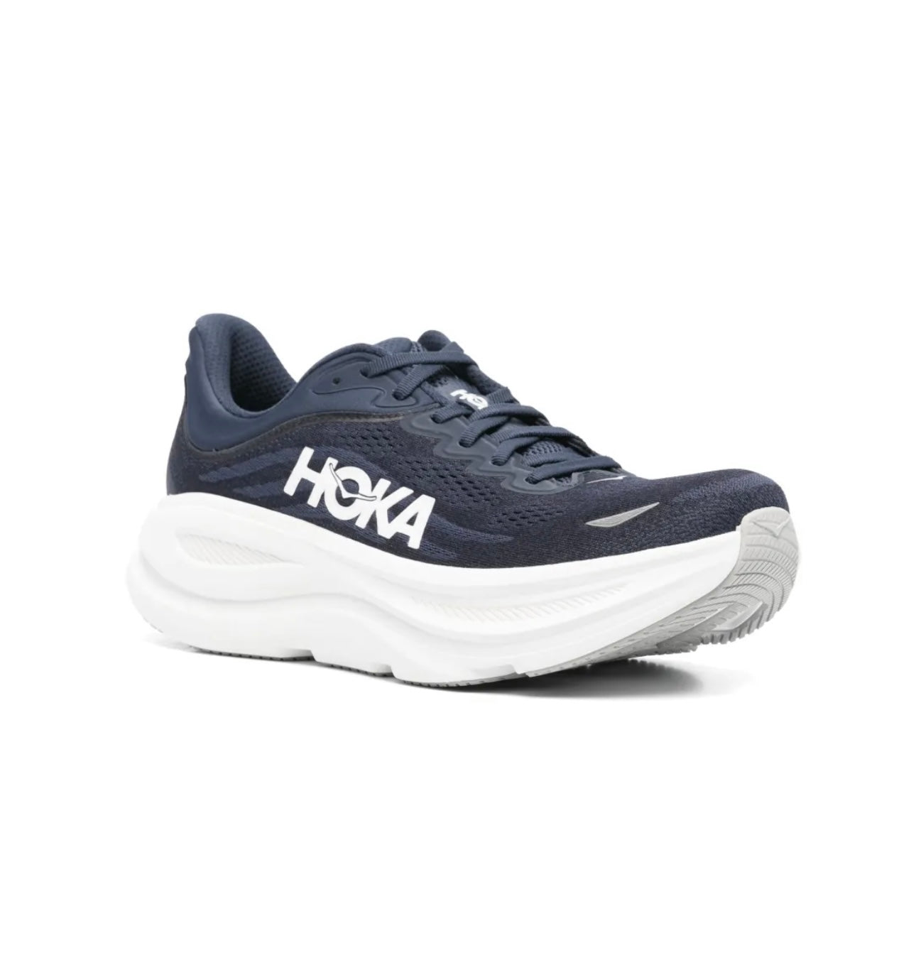 HOKA Bondi 9 Navy Blue - high-performance athletic footwear in Blue with advanced cushioning