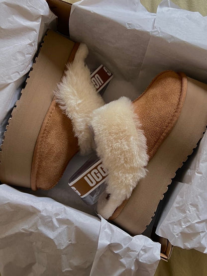Ugg platform slipped brown - high-performance athletic footwear in Brown with advanced cushioning