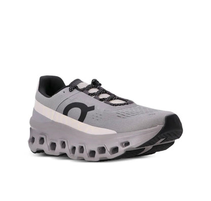 On Cloudmonster dark grey - high-performance athletic footwear in Grey with advanced cushioning