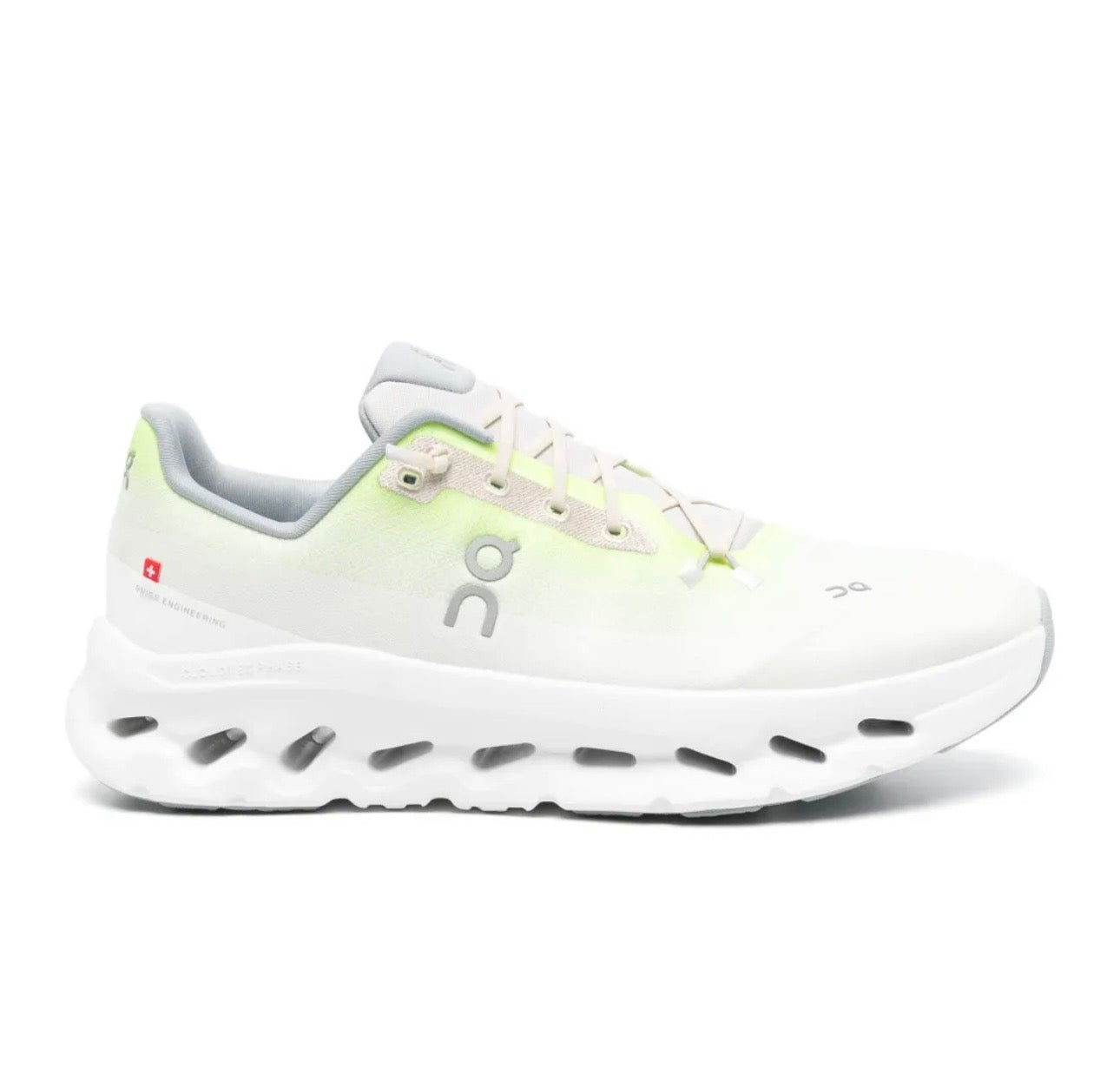 On Cloudtilt white yellow - high-performance athletic footwear in White with advanced cushioning