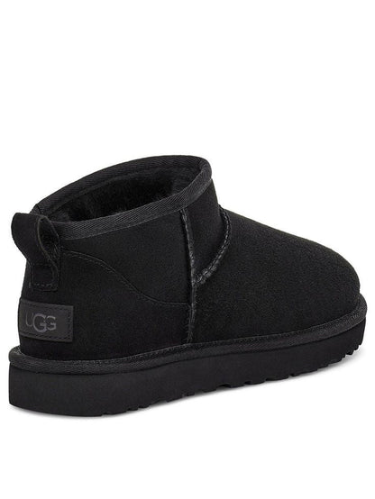 Ugg classic ultra mini  ankle boots black - high-performance athletic footwear in Black with advanced cushioning