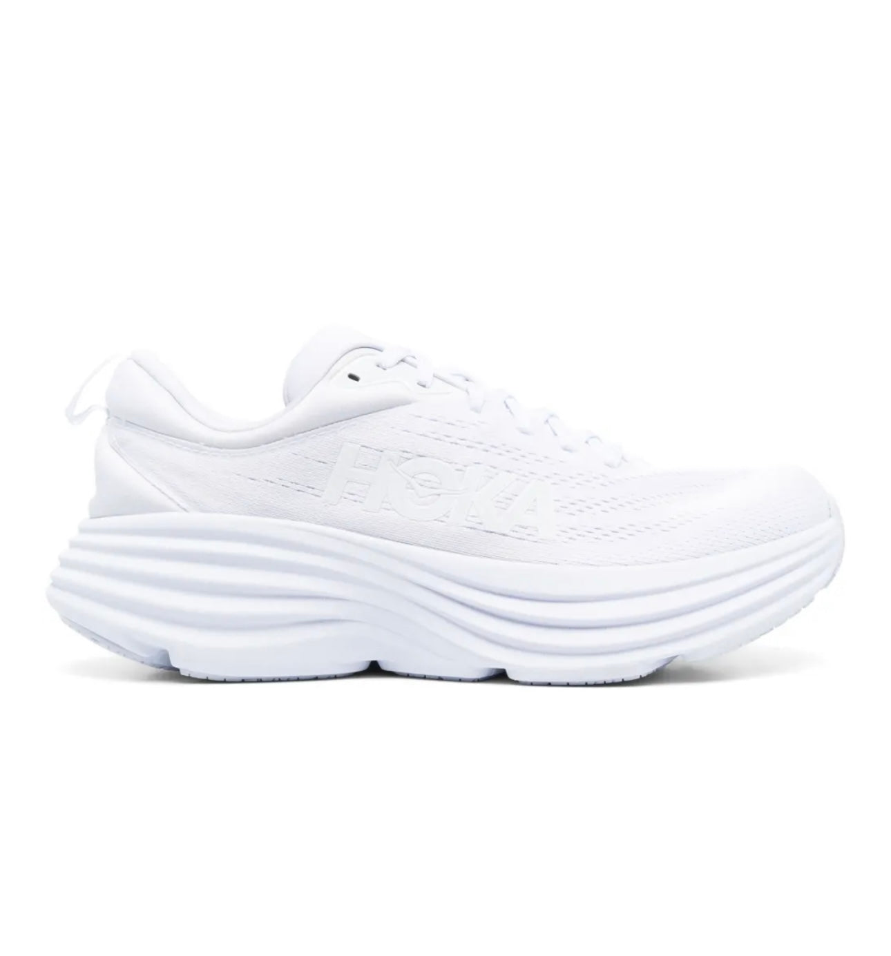HOKA Bondi 8 White - high-performance athletic footwear in White with advanced cushioning