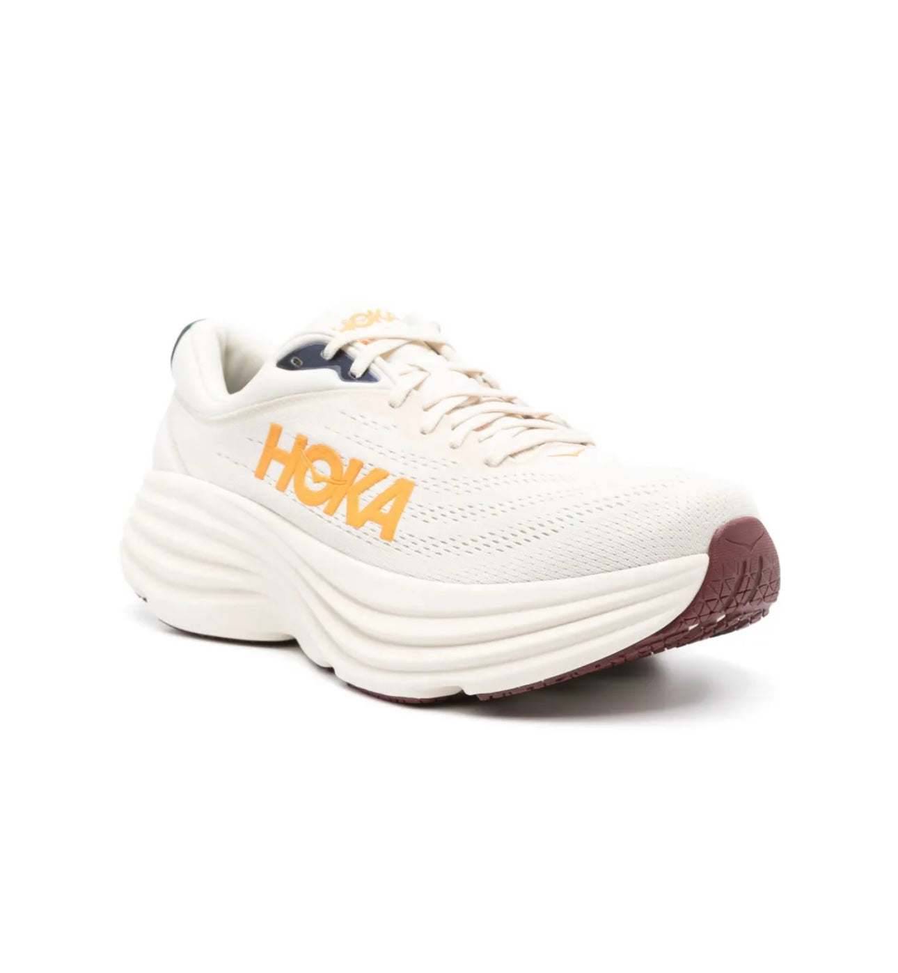 HOKA Bondi 9 Cream Yellow - high-performance athletic footwear in Yellow with advanced cushioning