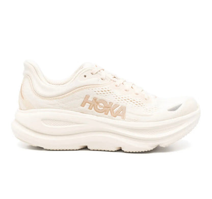 Hoka Bondi 9 Light Cream - high-performance athletic footwear with advanced cushioning