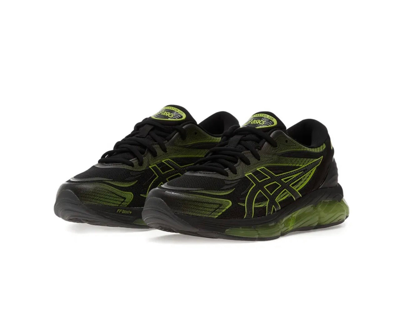 Asics GEL Quantum 360 black green - high-performance athletic footwear in Black with advanced cushioning