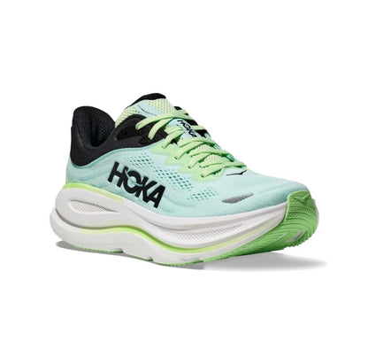 Hoka Bondi 9 Light Blue - high-performance athletic footwear in Blue with advanced cushioning