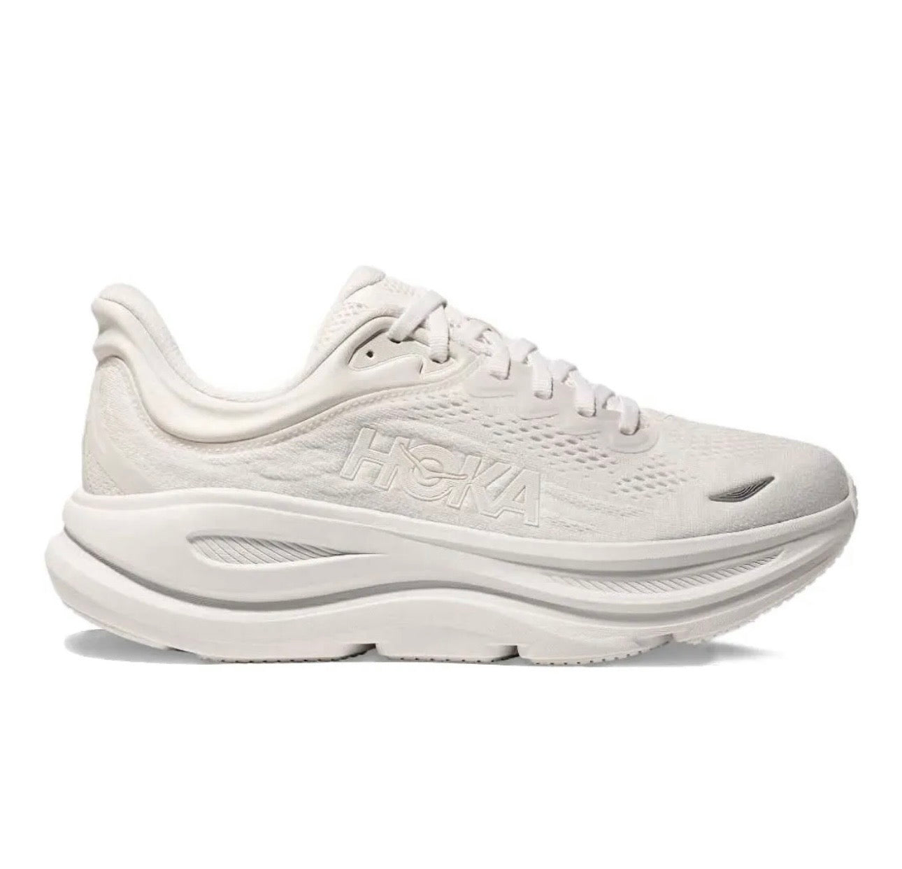 Hoka Bondi 9 White - high-performance athletic footwear in White with advanced cushioning