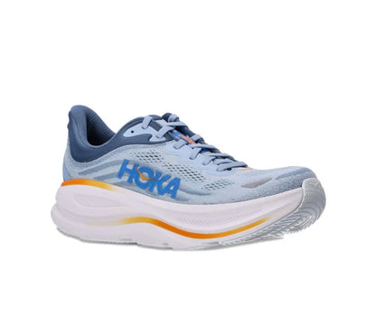 Hoka Bondi 9 Light Blue - high-performance athletic footwear in Blue with advanced cushioning