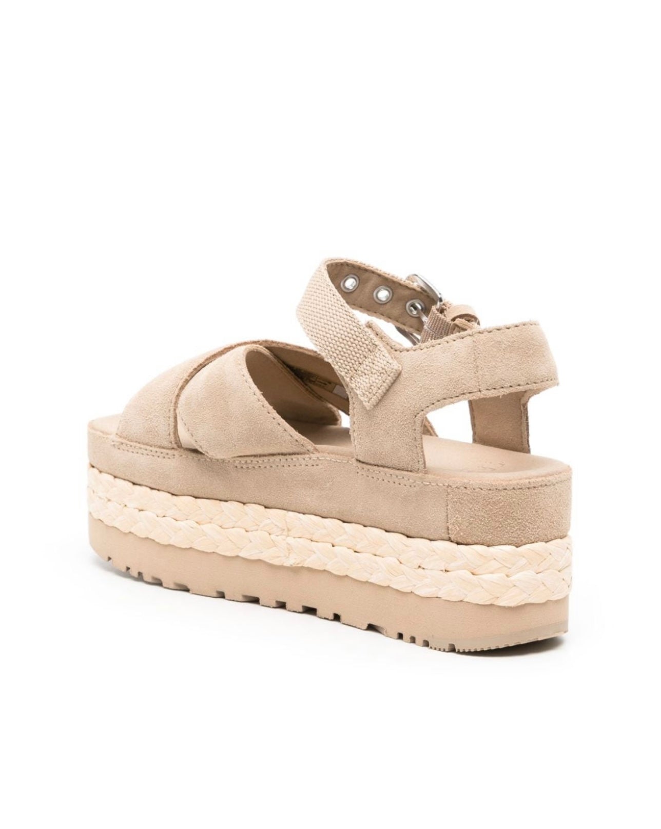 Ugg Platform Cream Sandals - high-performance athletic footwear with advanced cushioning