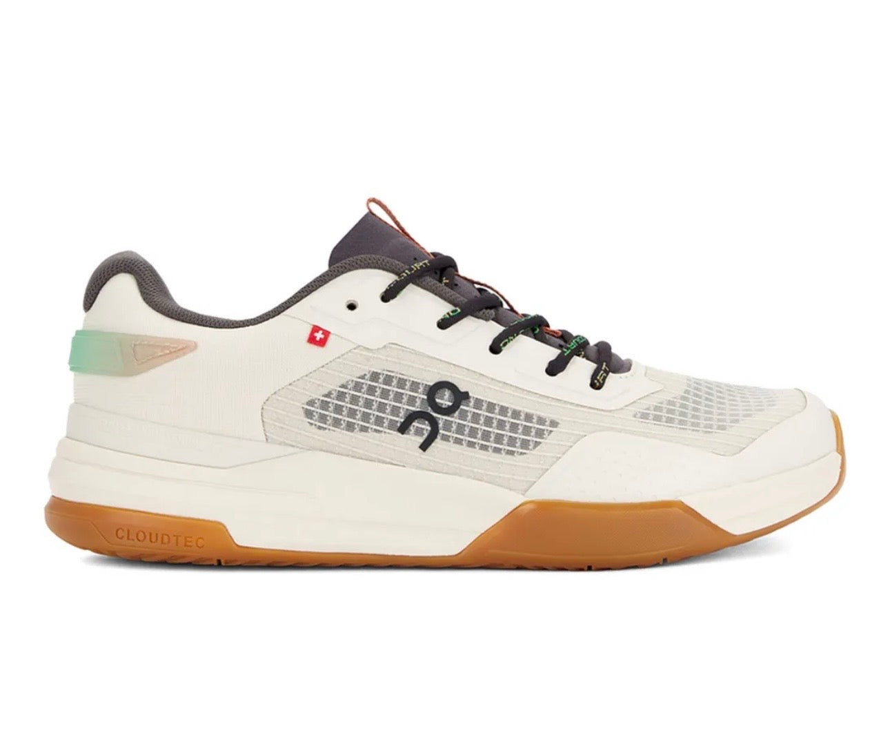 On The Roger Cream Brown Sole - high-performance athletic footwear in Brown with advanced cushioning