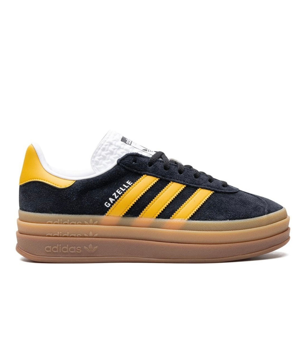 Adidas gazelle platform Black & Yellow - high-performance athletic footwear in Black with advanced cushioning