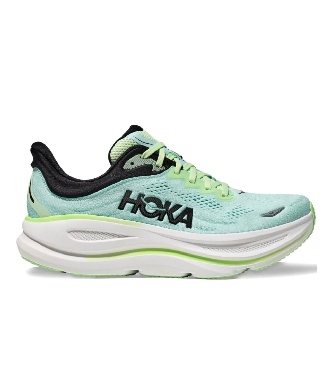 HOKA Bondi 9 Green - high-performance athletic footwear in Green with advanced cushioning