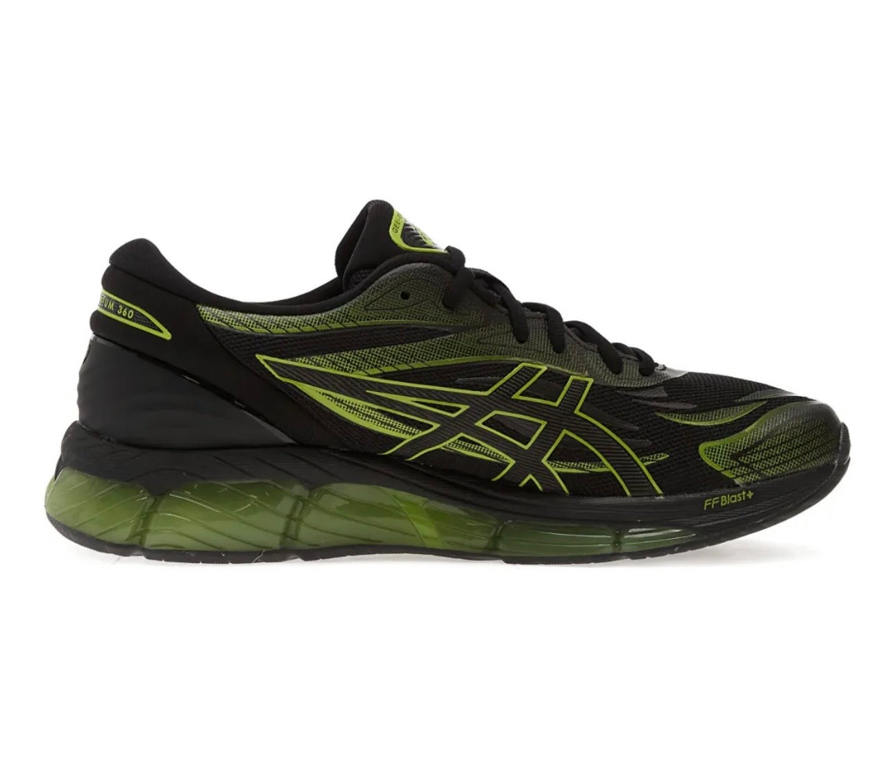 Asics GEL Quantum 360 black green - high-performance athletic footwear in Black with advanced cushioning