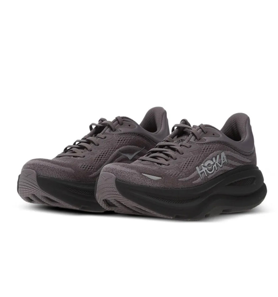 Hoka Bondi 9 Dark Grey - high-performance athletic footwear in Grey with advanced cushioning