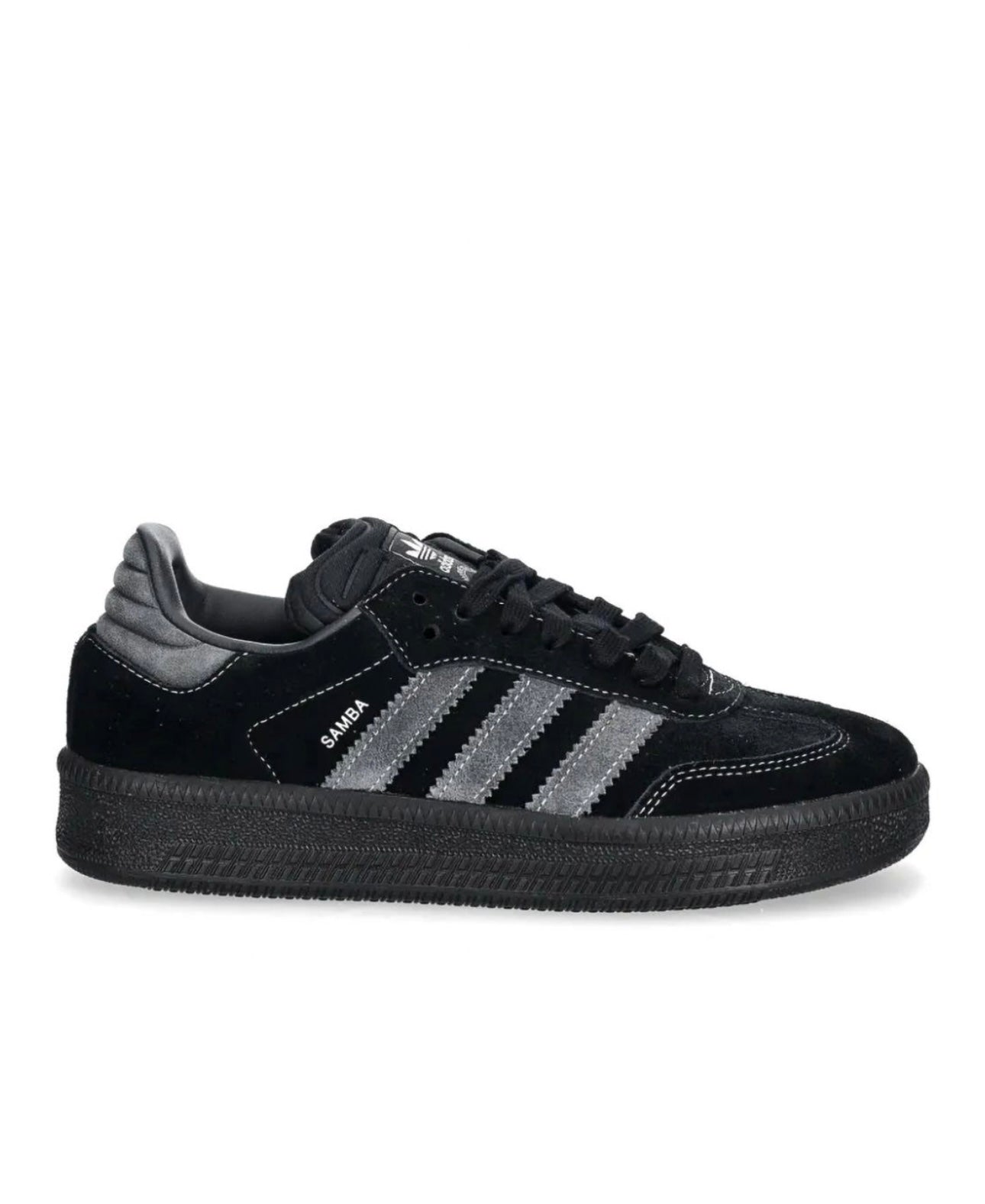 Adidas Samba platform Black Grey - high-performance athletic footwear in Black with advanced cushioning