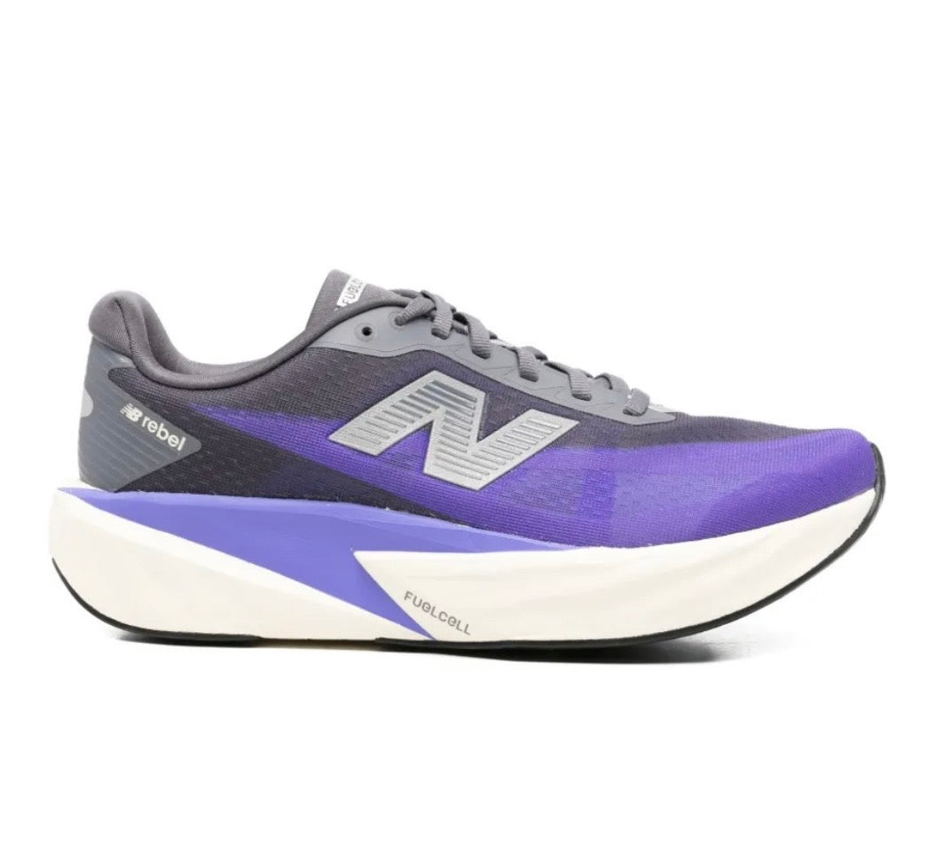New Balance FuelCell Purple Grey - high-performance athletic footwear in Grey with advanced cushioning