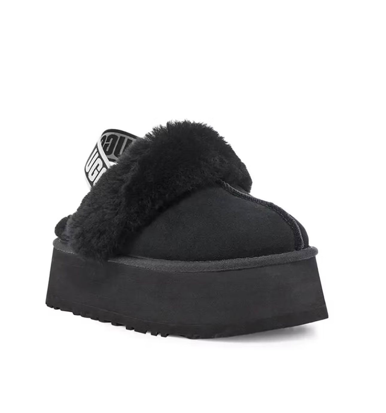 Ugg platform slipped black - high-performance athletic footwear in Black with advanced cushioning