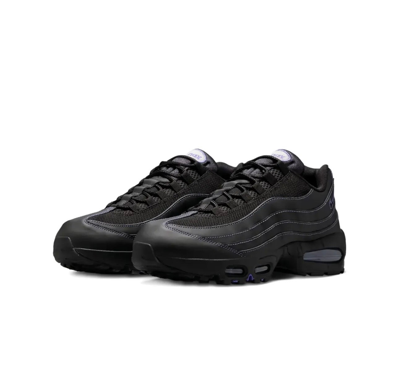 Nike air Vapormax 95·black purple - high-performance athletic footwear in Black with advanced cushioning